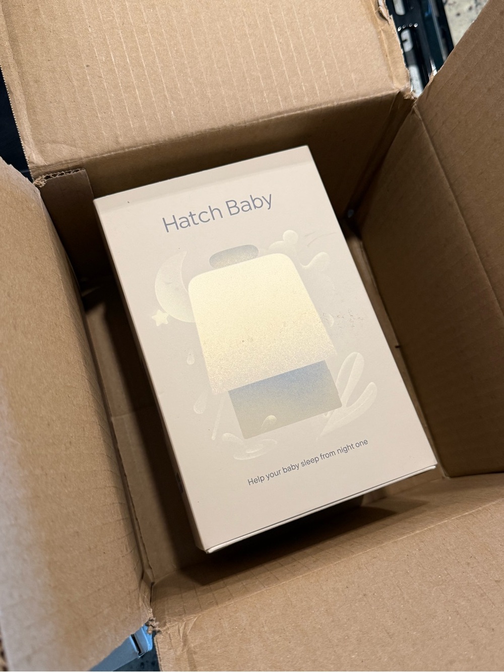 Hatch Baby Lamp / Sound machine in Greige, new in box